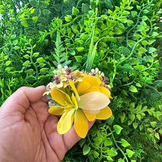 Poara Fleurs tropicales - Divers Coloris - 8 cm