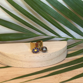 Bague ajustable breloque - Création de Tahiti à la Réunion
