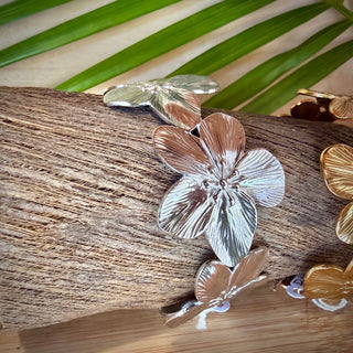 Bracelet rigide - Fleurs "Taina" - Acier inoxydable