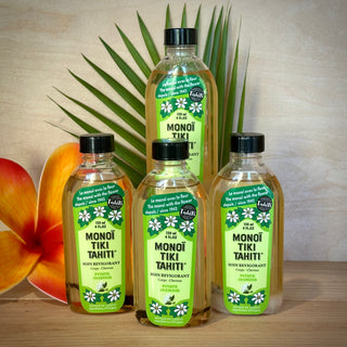 Lot de 4 Monoï TIKI - Jasmin (pitate) - 4 x 120ml