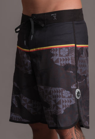 Short de plage Homme - Tahitian Outrigger - Camo