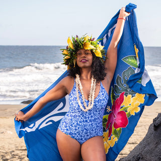 Maillot de bain 1 pièce réversible - Flyingcloud -  Moorea Lagoon