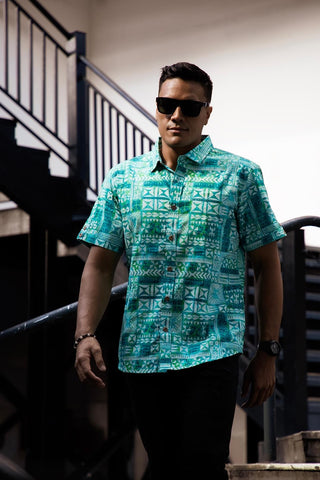 Chemise Te Aito - LIR - Turquoise