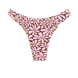 Bas de bikini string réversible - Flyingcloud - Terracota