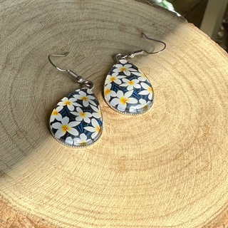 Boucles d'oreilles frangipanier "Manava"