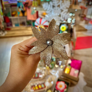 Fleurs pailletées - M3 - Plusieurs coloris