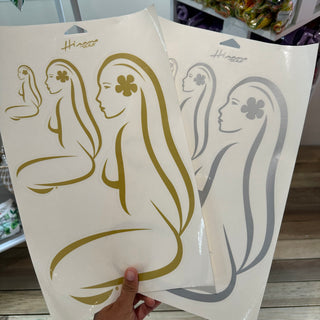 Lot x 4 - Stickers Hinano Transparent