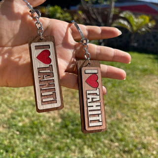 Porte-Clé « I Love Tahiti »