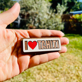 Magnet « I Love Tahiti »