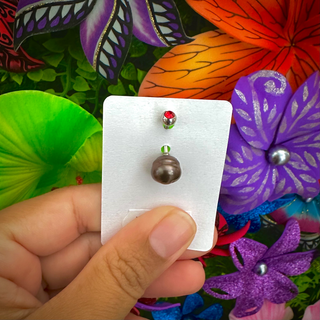 Piercing Nombril - Perle de Tahiti - Red