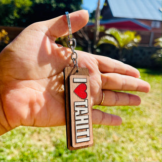 Porte-Clé « I Love Tahiti »