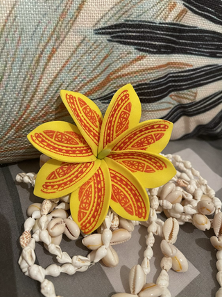 Tiare Tatoo Jaune/Rouge