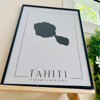 Affiche - GeoTahiti - Plusieurs formats