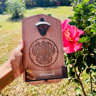 Décapsuleur mural Tiki