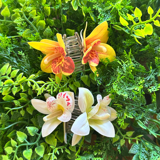 Mini Poara Orchidée - Divers Coloris - 6 cm