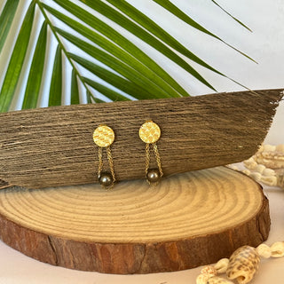 Boucles d’oreilles - Acier inoxydable - Fait main