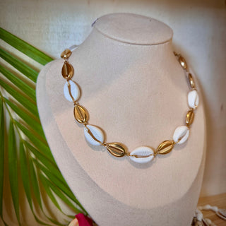 Collier breloques "Ines" - Acier inoxydable doré