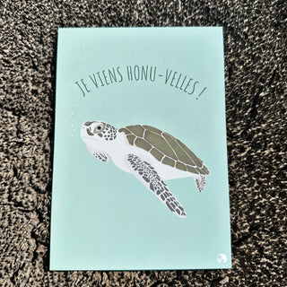 Carte postale - Je viens Honu-velles  - Dépôt vente