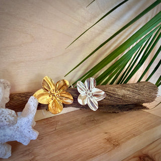Bague fleur de cerisier "Taina" - Acier inoxydable
