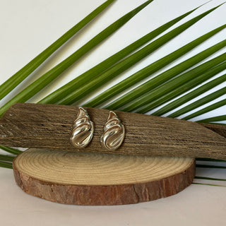 Boucles d'oreilles - Coquillage "Cornelia" - Acier inoxydable