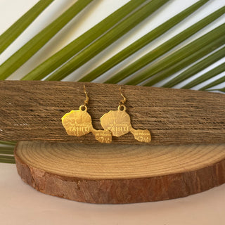 Boucles d’oreilles - Fenua - Acier inoxydable