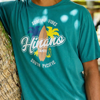 Tshirt - Hinano - Herehia - Green blue slate