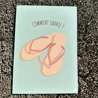 Carte postale - Comment savate - Dépôt vente