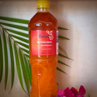 Huile de soin d’urucum Vanille Tiaré - Here iti - 1 LITRE