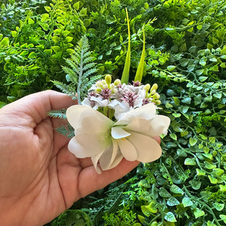 Poara Fleurs tropicales - Divers Coloris - 8 cm