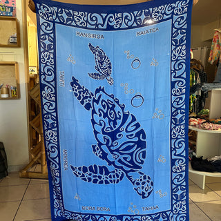 Paréo long à motifs