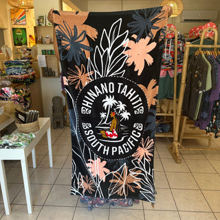 Serviette de plage - Hinano - Hira black