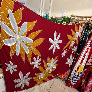 Paréo long motifs - Bordeaux