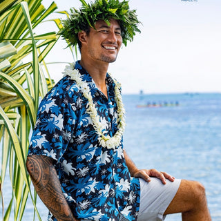 Chemise - Hinano - Oro - Navy