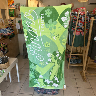 Serviette de plage - Hinano - Pitate avocado