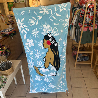 Serviette de plage - Hinano - Roimata light teal