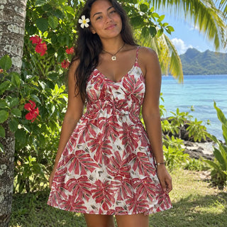 Robe - TahitiWorldwide - Maïra - Burgundy (TU)
