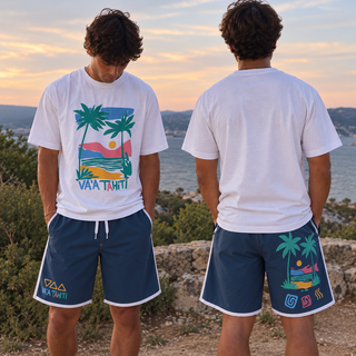 Tshirt - Va'a Tahiti - Henri beach
