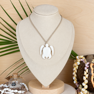 Collier cordon ajustable - Honu - Os de yak