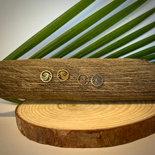 Clous d'oreilles - Tropicale "Heremiti" - Acier inoxydable
