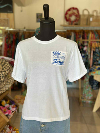 Top - HINANO - Rava white